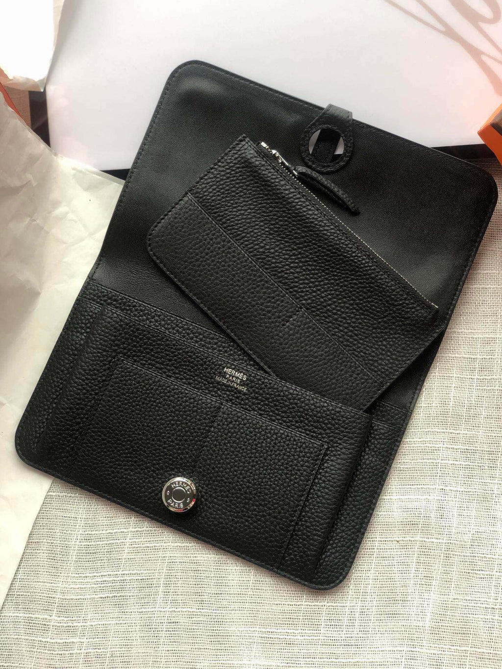 HERMES DOGON DUE WALLET